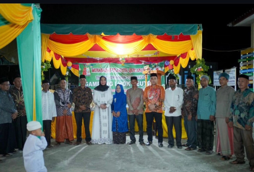 PJ Bupati Ngan Raya dalam acara pembukaan MTQ kemukiman Suka Makmue